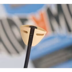 Sennheiser MKE2, single piece, Tie-holder, beige