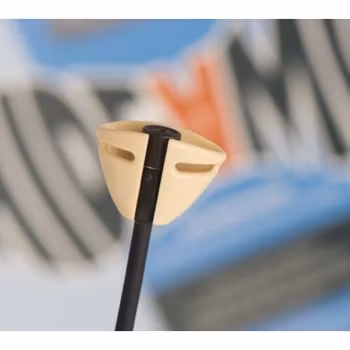 Sennheiser MKE2, single piece, Tie-holder, beige