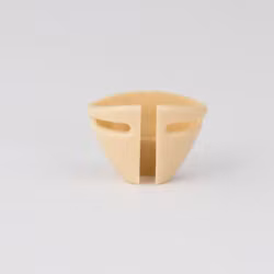 Sennheiser MKE2, single piece, Tie-holder, beige