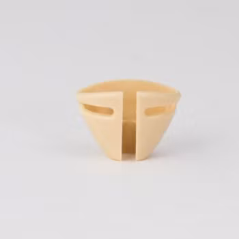 Sennheiser MKE2, single piece, Tie-holder, beige