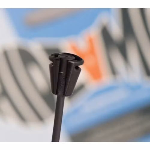 Sennheiser MKE2, single piece, T-shirt-holder, black