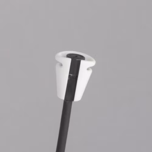 Sennheiser MKE2, single piece, T-shirt-holder, white