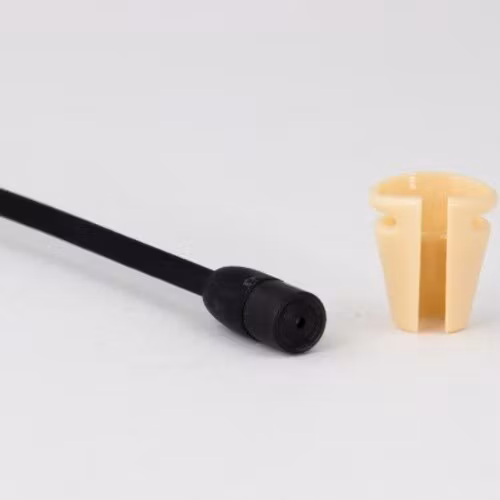 Sennheiser MKE2, single piece, T-shirt-holder, beige