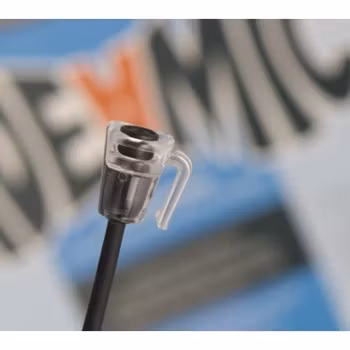 Sennheiser MKE2, single piece, Bra-holder, transparent