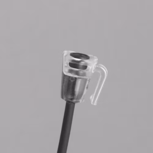 Sennheiser MKE2, single piece, Bra-holder, transparent
