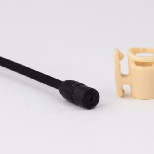 Sennheiser MKE2, single piece, Shirt-holder, beige