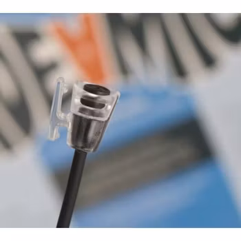 Sennheiser MKE2, single piece, Shirt-holder, transparent