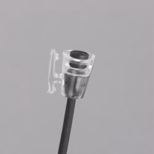 Sennheiser MKE2, single piece, Shirt-holder, transparent