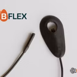 B_Flex for Sanken COS11, Deity W-Lav PRO, Rode Lav mic, Black