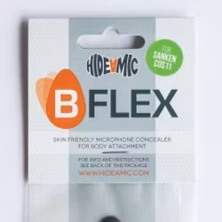 B_Flex for Sanken COS11, Deity W-Lav PRO, Rode Lav mic, Black