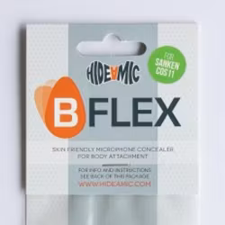 B_Flex for Sanken COS11, Deity W-Lav PRO, Rode Lav mic, Clear