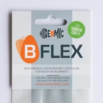B_Flex for Sanken COS11, Deity W-Lav PRO, Rode Lav mic, Clear