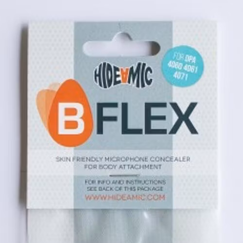 B_Flex for Sanken COS11, Deity W-Lav PRO, Rode Lav mic, Clear