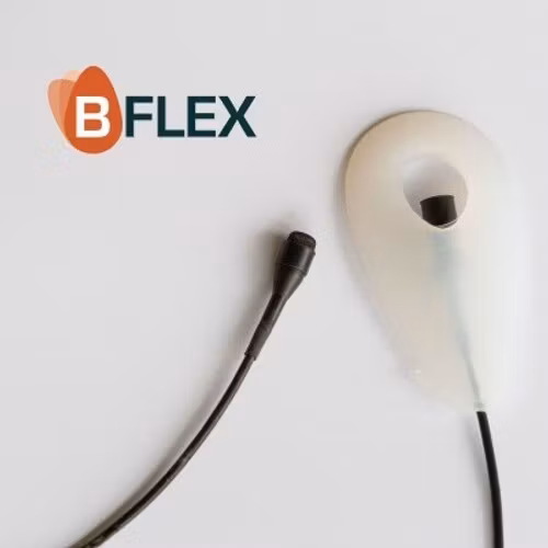 B_Flex for Sanken COS11, Deity W-Lav PRO, Rode Lav mic, Clear