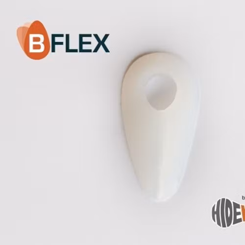 B_Flex for Sanken COS11, Deity W-Lav PRO, Rode Lav mic, Clear