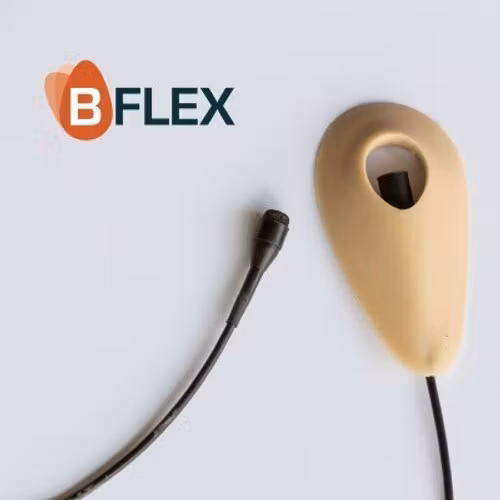 B_Flex for Sanken COS11, Deity W-Lav PRO, Rode Lav mic, Beige