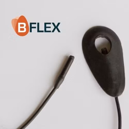 B_Flex for DPA 4060/4061/4071,Countryman B3, Sennheiser MKE2, Black