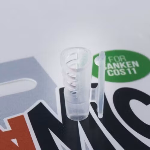 Sanken COS11,4 different holders in case, soft & flexible (transparent)
