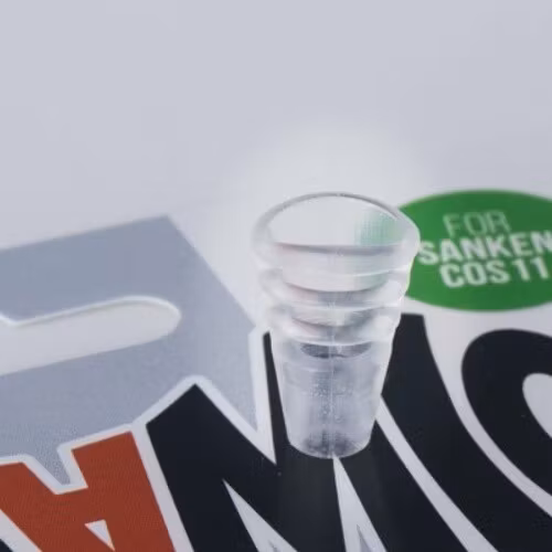 Sanken COS11,4 different holders in case, soft & flexible (transparent)