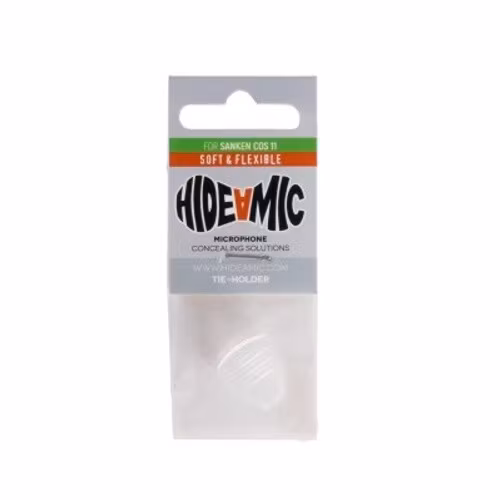 Sanken COS11, single piece, Tie-holder, soft & flexible (transparent)
