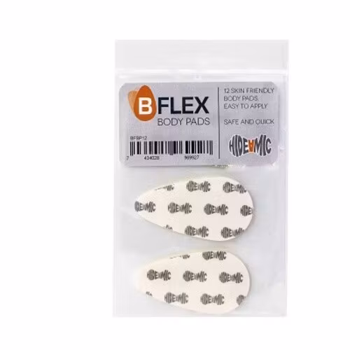 Body pad for B_Flex. Hypo allergenic sticker/pad for B_Flex (12 pack)