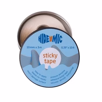 pressure sensitive Sticky Tape 3 meter x 12mm in black tin