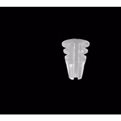 T_Shirt-holder for DPA606X and Sennheiser MKE1, single piece, soft & flexible (transparent)