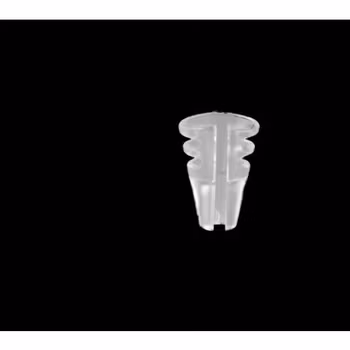 T_Shirt-holder for DPA606X and Sennheiser MKE1, single piece, soft & flexible (transparent)