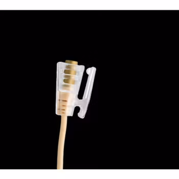 Shirt-holder for DPA606X and Sennheiser MKE1, single piece, soft & flexible (transparent)