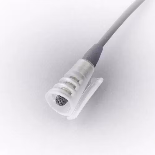 Bra-holder for Sennheiser MKE2, single piece, Bra-holder soft & flexible (transparent)