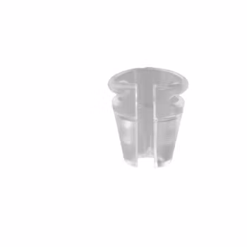 T-Shirt holder for Sennheiser MKE2, single piece, soft & flexible (transparent)