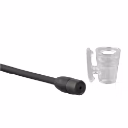 Shirt-holder for Sennheiser MKE2, single piece, soft & flexible (transparent)