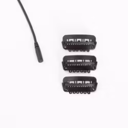 Clipz, universal hair and wig mounts, black, 3 in a set