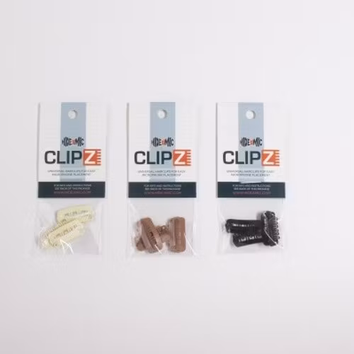 Clipz, universal hair and wig mounts, blond, 3 in a set