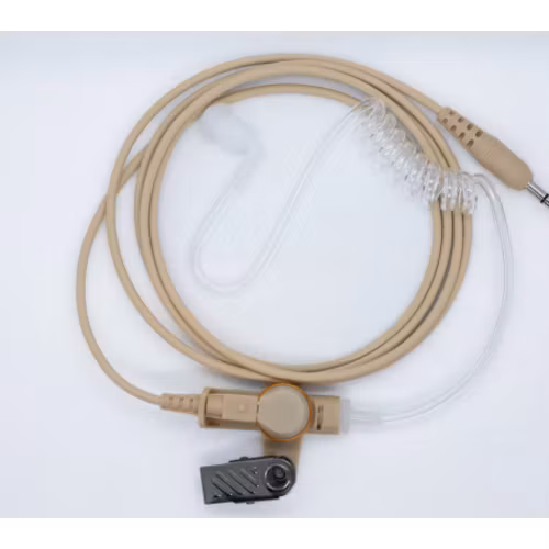 1-PIN LISTEN ONLY - TAN - 3.5MM - LONG