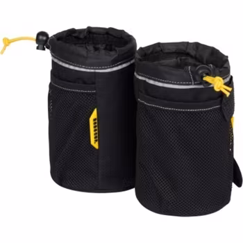 Insulated Dual Drink Holder with Rubberized Straps