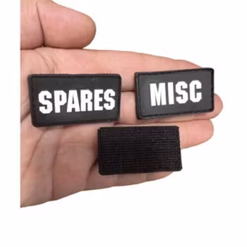Rubberized Hook&Loop Patches: Value Pack of ALL 48 Patches