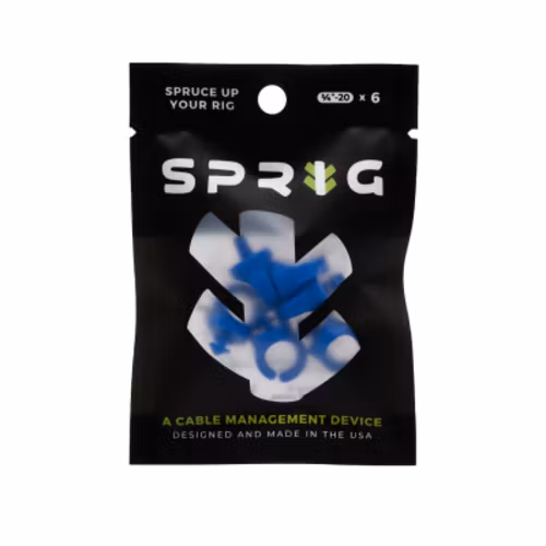 Blue 1/4?-20, 6-Pack
