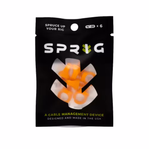 Orange 1/4?-20, 6-Pack