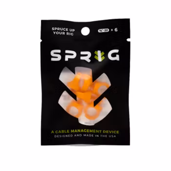Orange 1/4?-20, 6-Pack