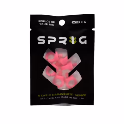Pink 1/4?-20, 6-Pack