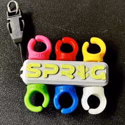 Keychain Holds 6x 1/4 20