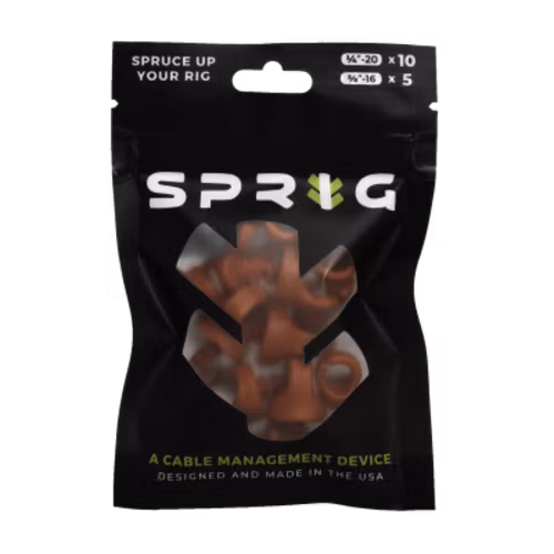 Red Value pack 10x 1/4?-20 Sprigs + 5x 3/8?-16 Big Sprigs