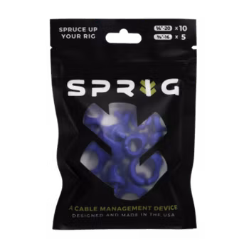 Blue Value pack 10x 1/4?-20 Sprigs + 5x 3/8?-16 Big Sprigs
