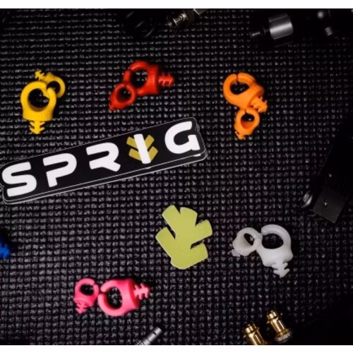 Blue Value pack 10x 1/4?-20 Sprigs + 5x 3/8?-16 Big Sprigs