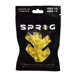 Yellow Value pack 10x 1/4?-20 Sprigs + 5x 3/8?-16 Big Sprigs