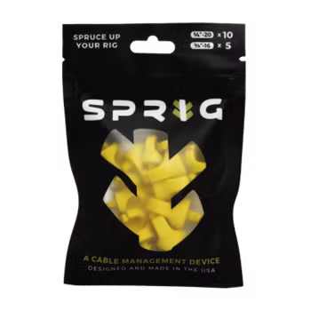 Yellow Value pack 10x 1/4?-20 Sprigs + 5x 3/8?-16 Big Sprigs