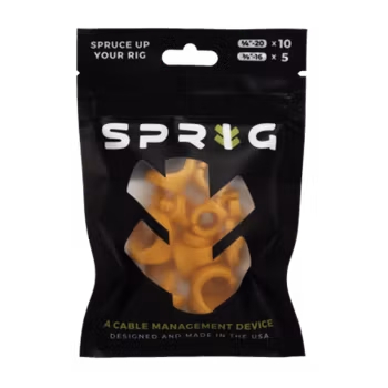 Orange Value pack 10x 1/4?-20 Sprigs + 5x 3/8?-16 Big Sprigs