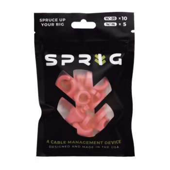 Pink Value pack 10x 1/4?-20 Sprigs + 5x 3/8?-16 Big Sprigs