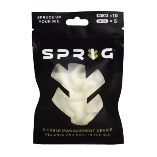 Glow in the dark Value pack 10x 1/4?-20 Sprigs + 5x 3/8?-16 Big Sprigs